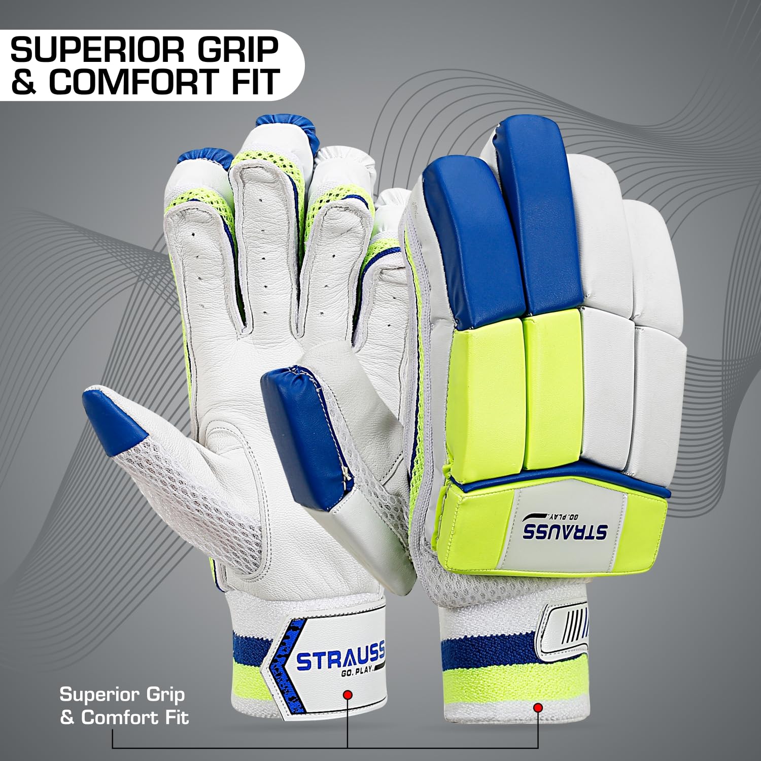 Strauss cricket batting gloves - perfect for match day