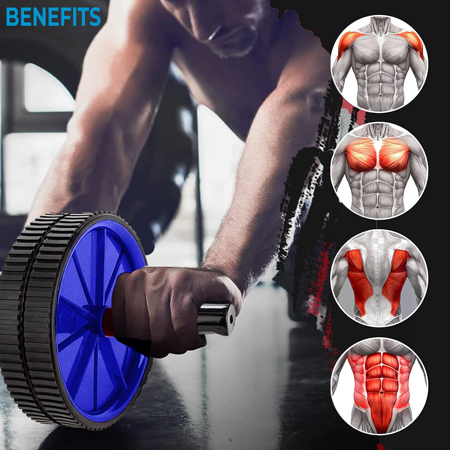 Muscles Ab Roller Double Wheel Strauss Double Wheel Ab Exercise