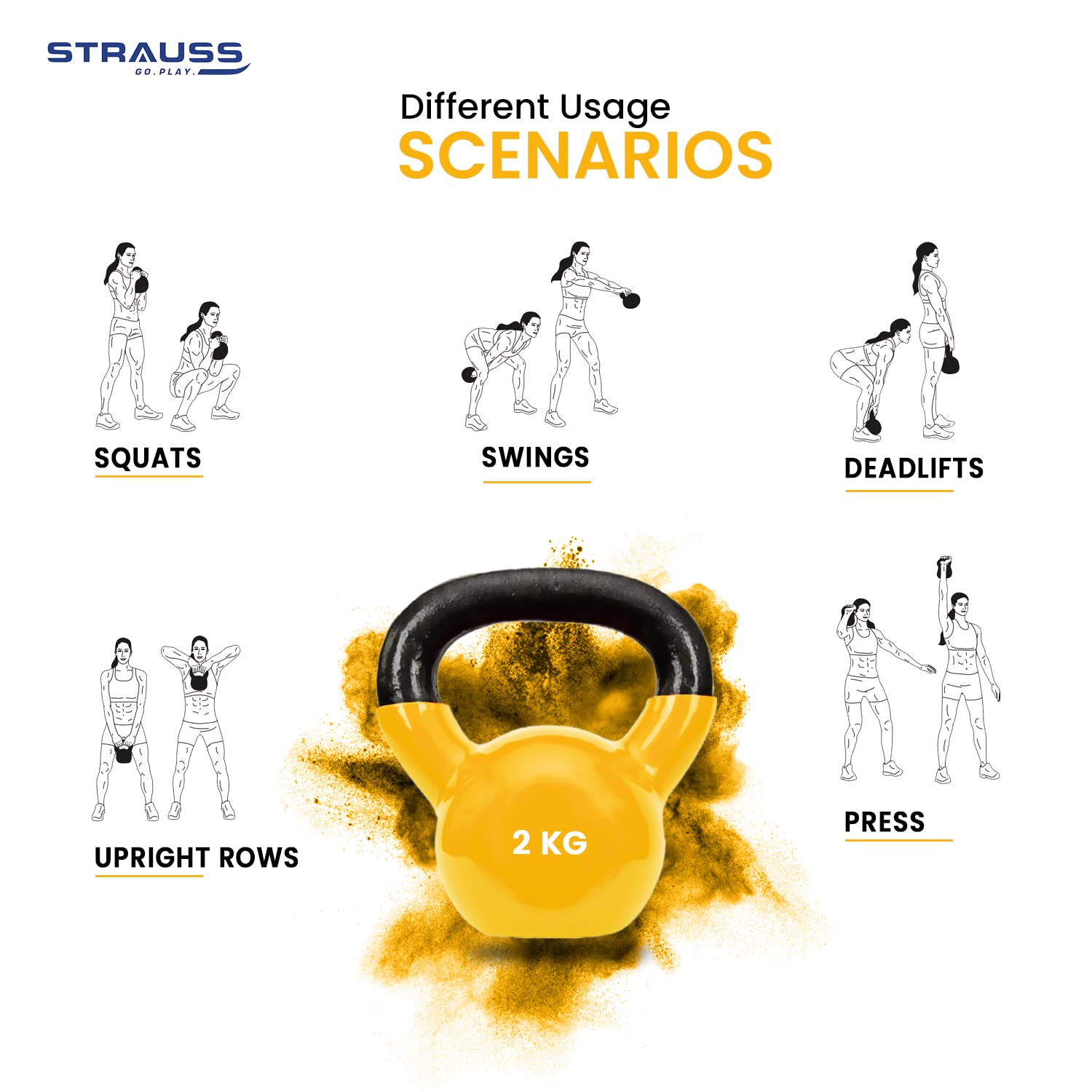 Strauss kettlebell - Yoga exercise equipment