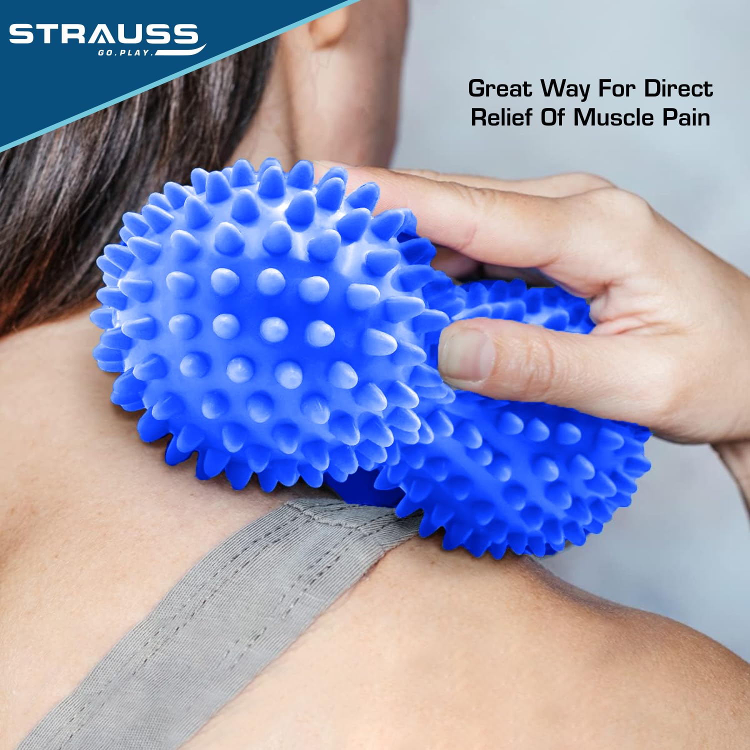 Strauss Massage Lacrosse Ball - Deep tissue muscle therapy