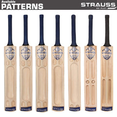 Strauss Kashmir Willow Cricket Bat, (Short Handle) Designer