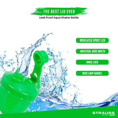 Strauss Aqua Shaker Bottle - Durable and Ergonomic Design