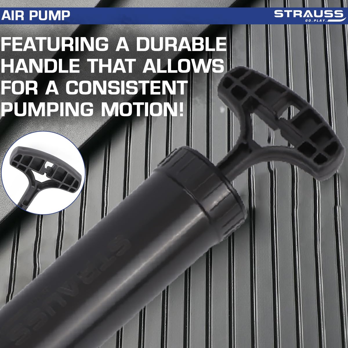 Strauss air pump - portable pump for athletes