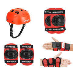 Strauss Sports Protective Set - Colorful Safety Gear for Children