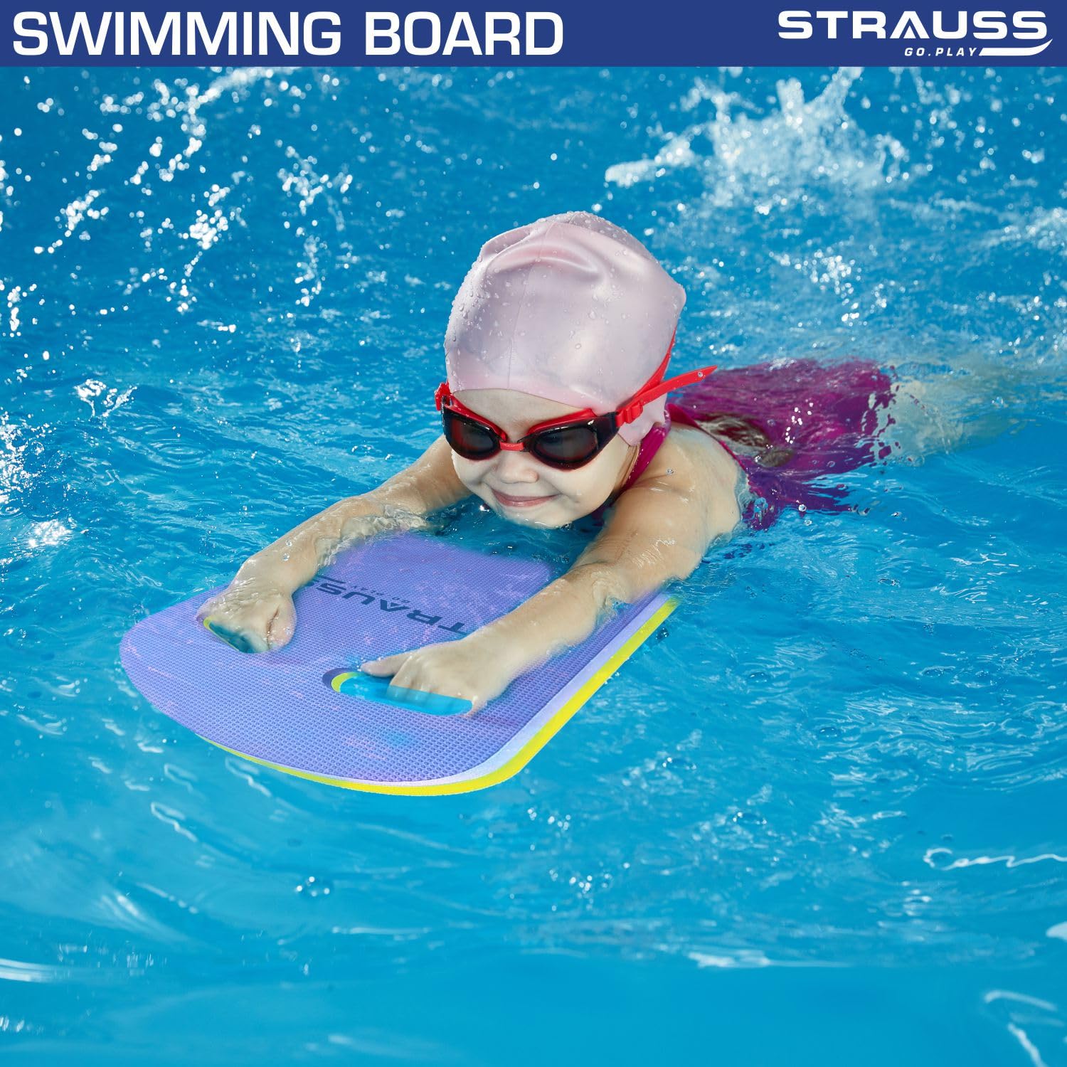 Strauss swimming kickboard - swimming lesson accessory for kids