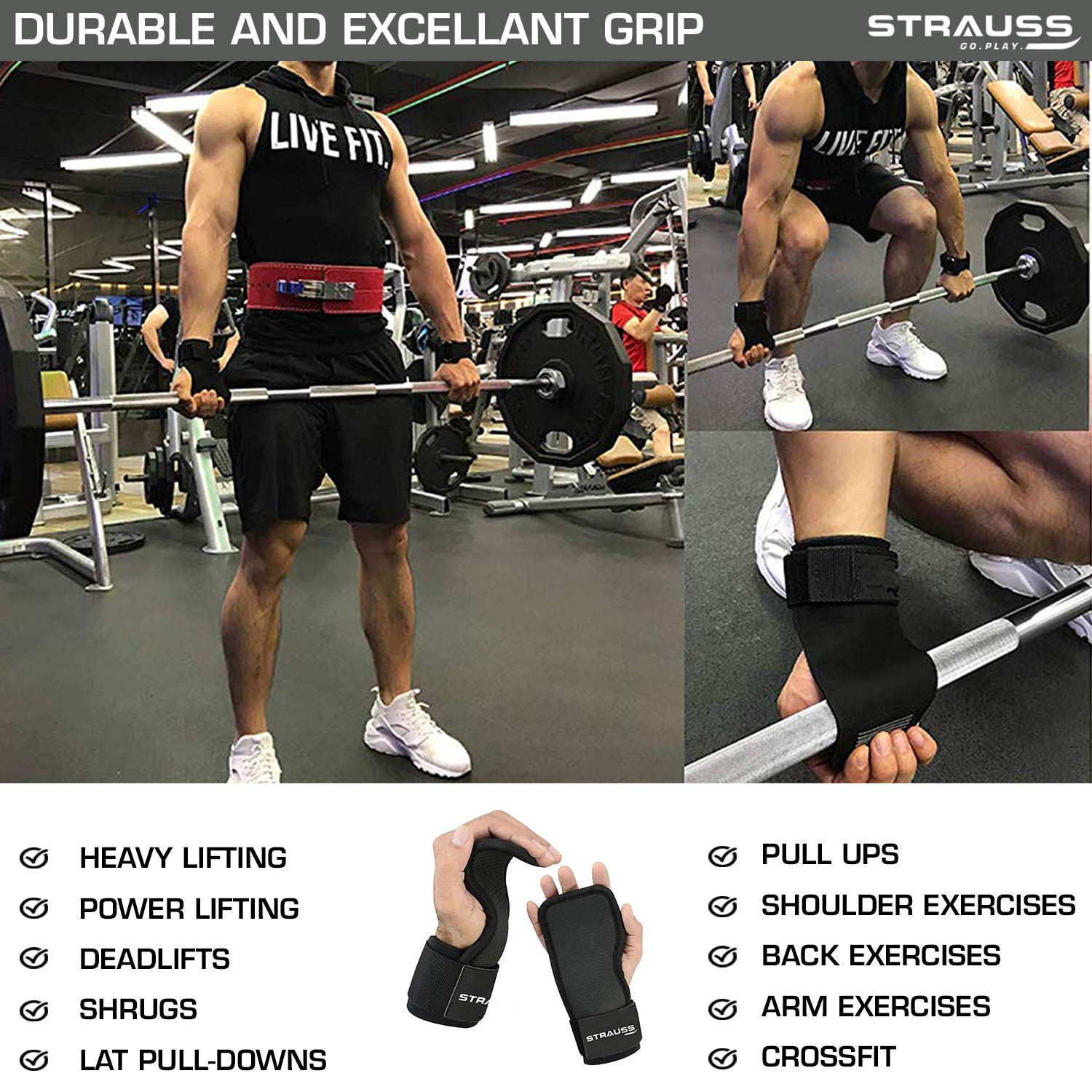 Senshi Japan Heavy-Duty Weightlifting Straps, Reliable Support and Comfort - Uncompromising Quality, for Every Workout Senshi Japan Heavy-Duty Weightlifting Straps, Reliable Support and Comfort - Uncompromising Quality, for Every Workout
