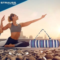 Strauss Jacquard Yoga Mat Bag - Gym Workout Use