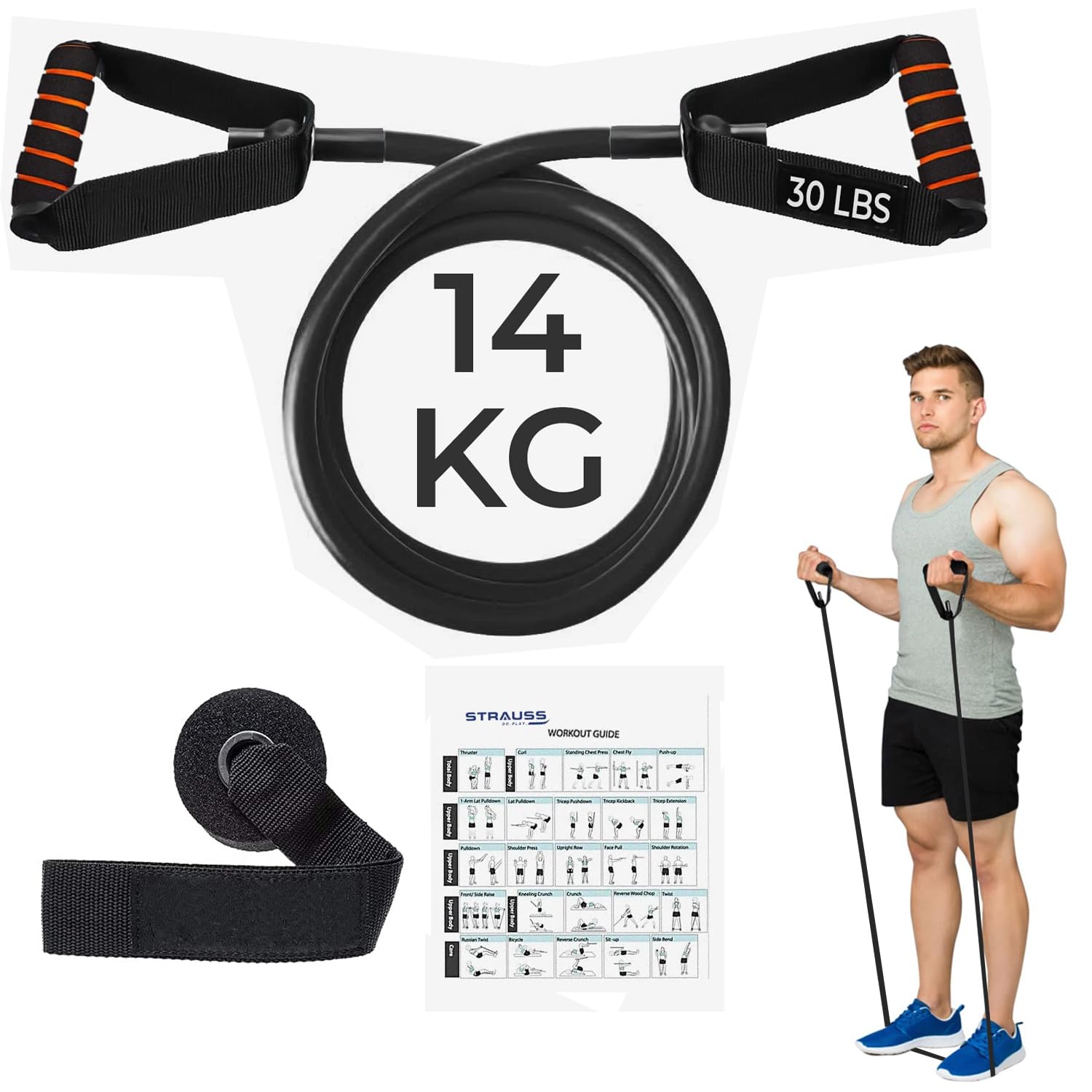 Strauss resistance tube - Versatile gym accessory