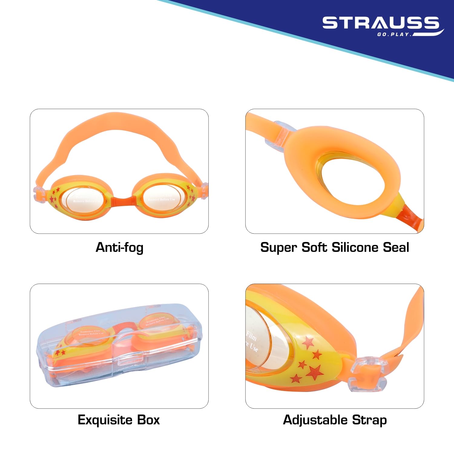 Strauss Sports swimming goggles - designed for training sessions