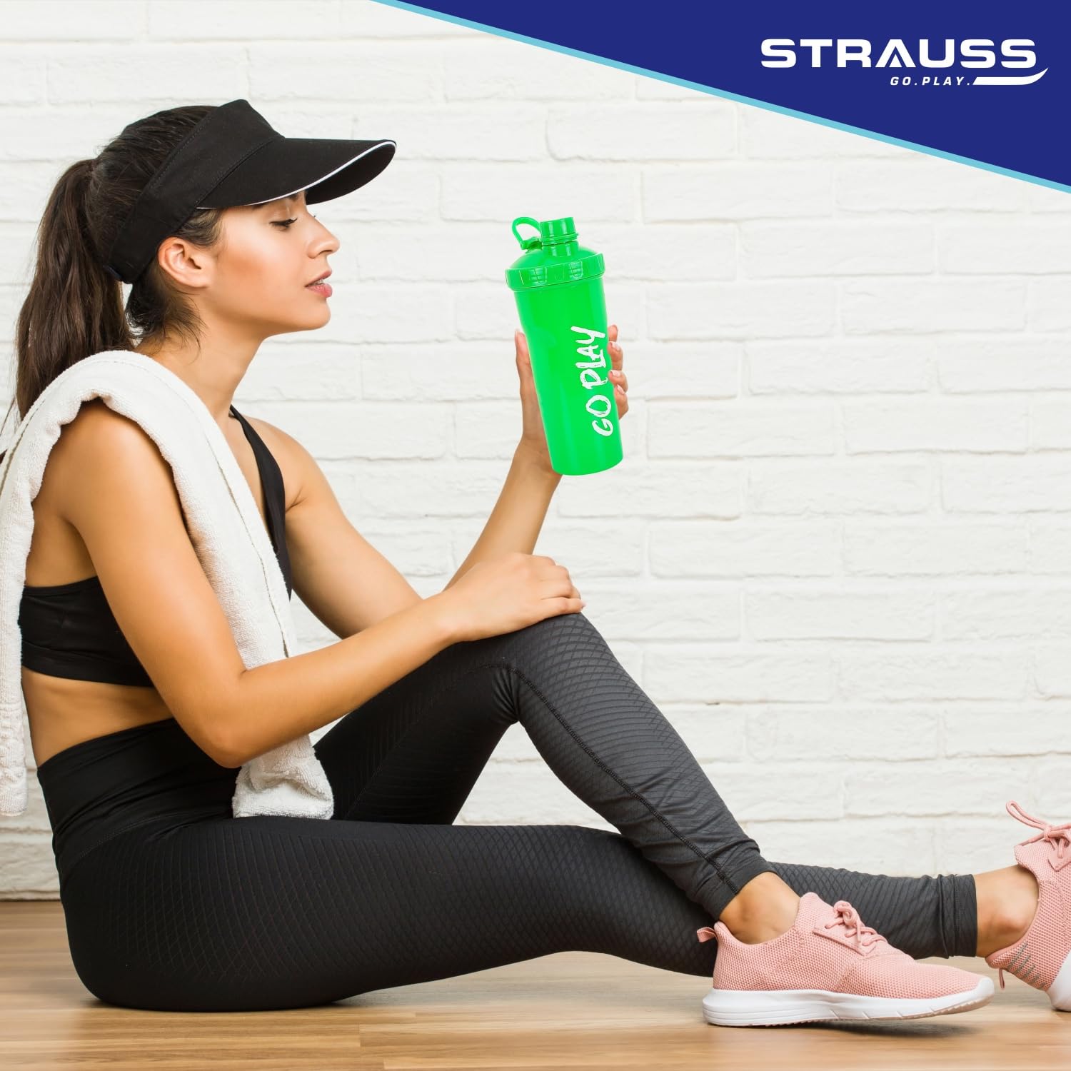 Strauss Aqua Shaker Bottle - Gym Essential