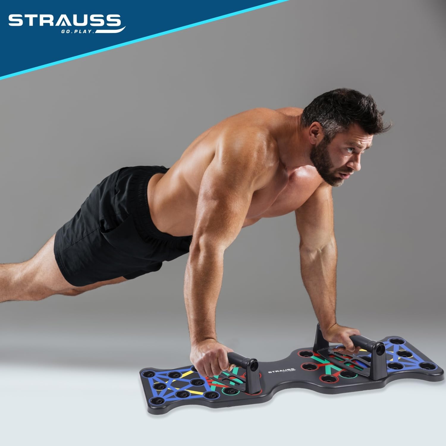 Strauss Push-Up Board - Compact fitness equipment