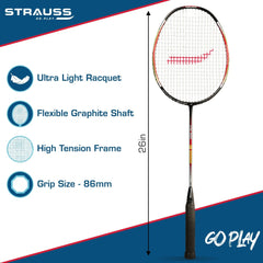 Strauss Sports Pace-7000 Badminton - High-performance for professionals