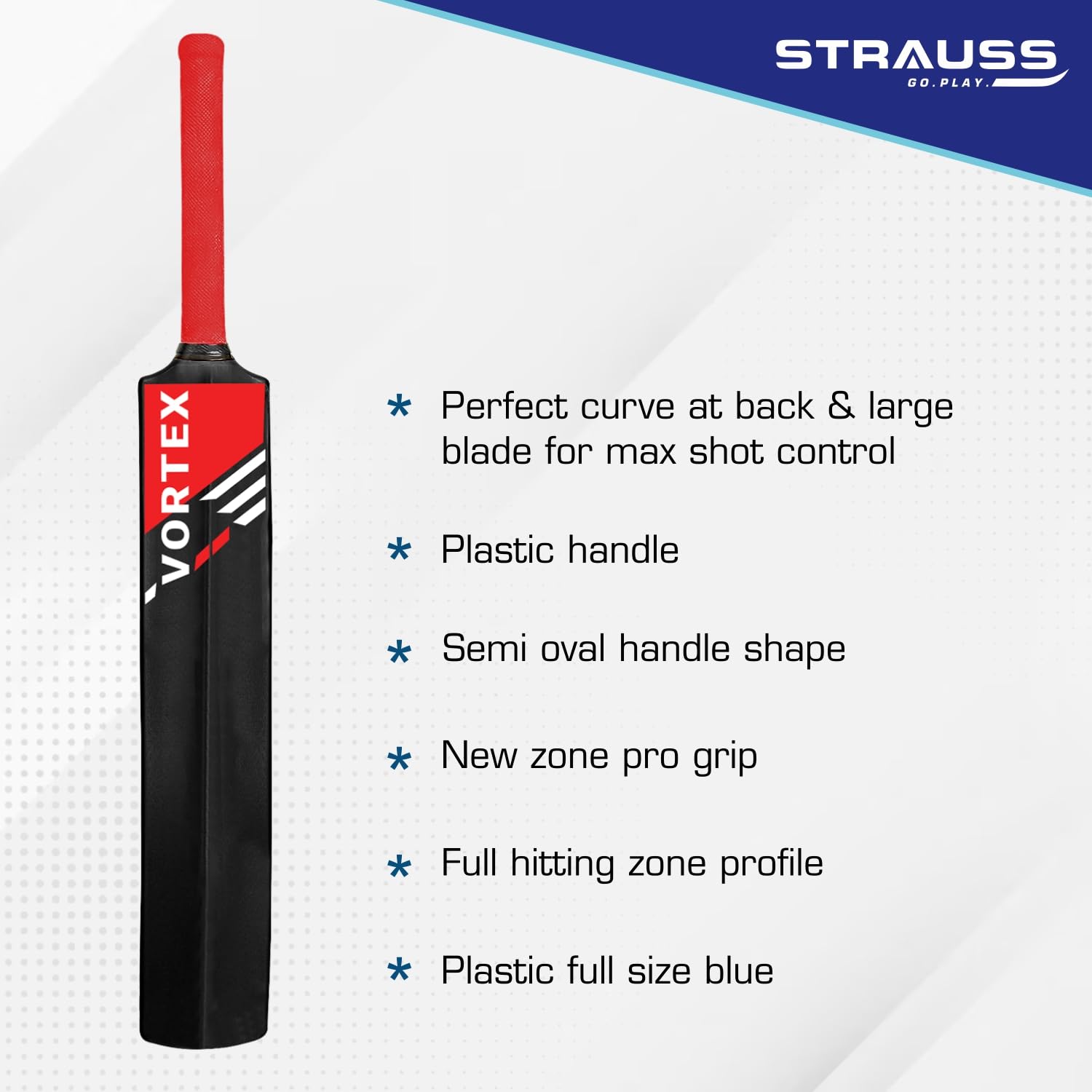 Strauss Vortex Cricket Bat - beach cricket