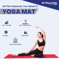 Strauss yoga mat - Relaxation and stretching