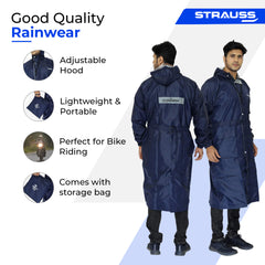 Strauss Sports Clownfish Raincoat - Reflective back stripe for safety