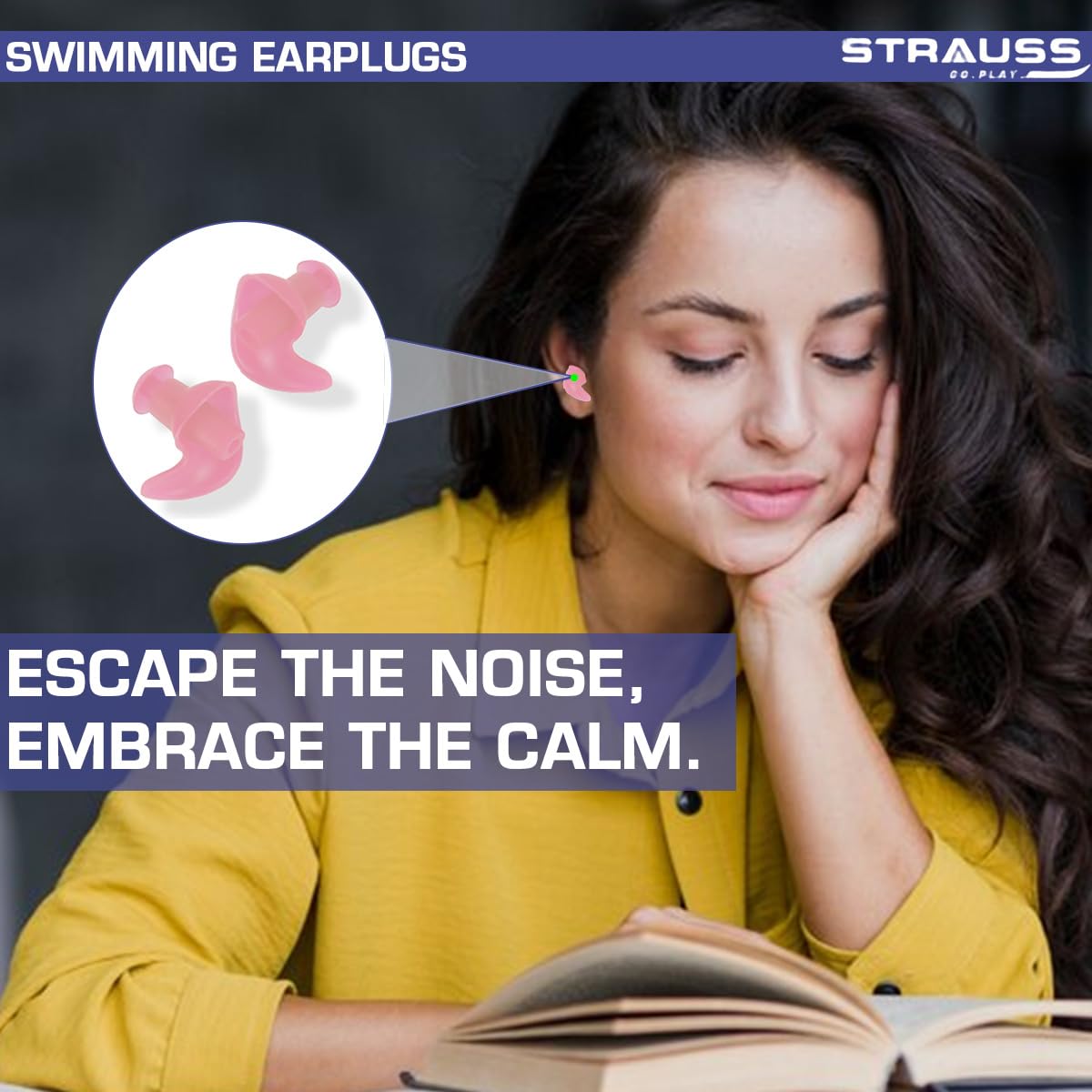 Strauss swimming earplugs - perfect for swimmers