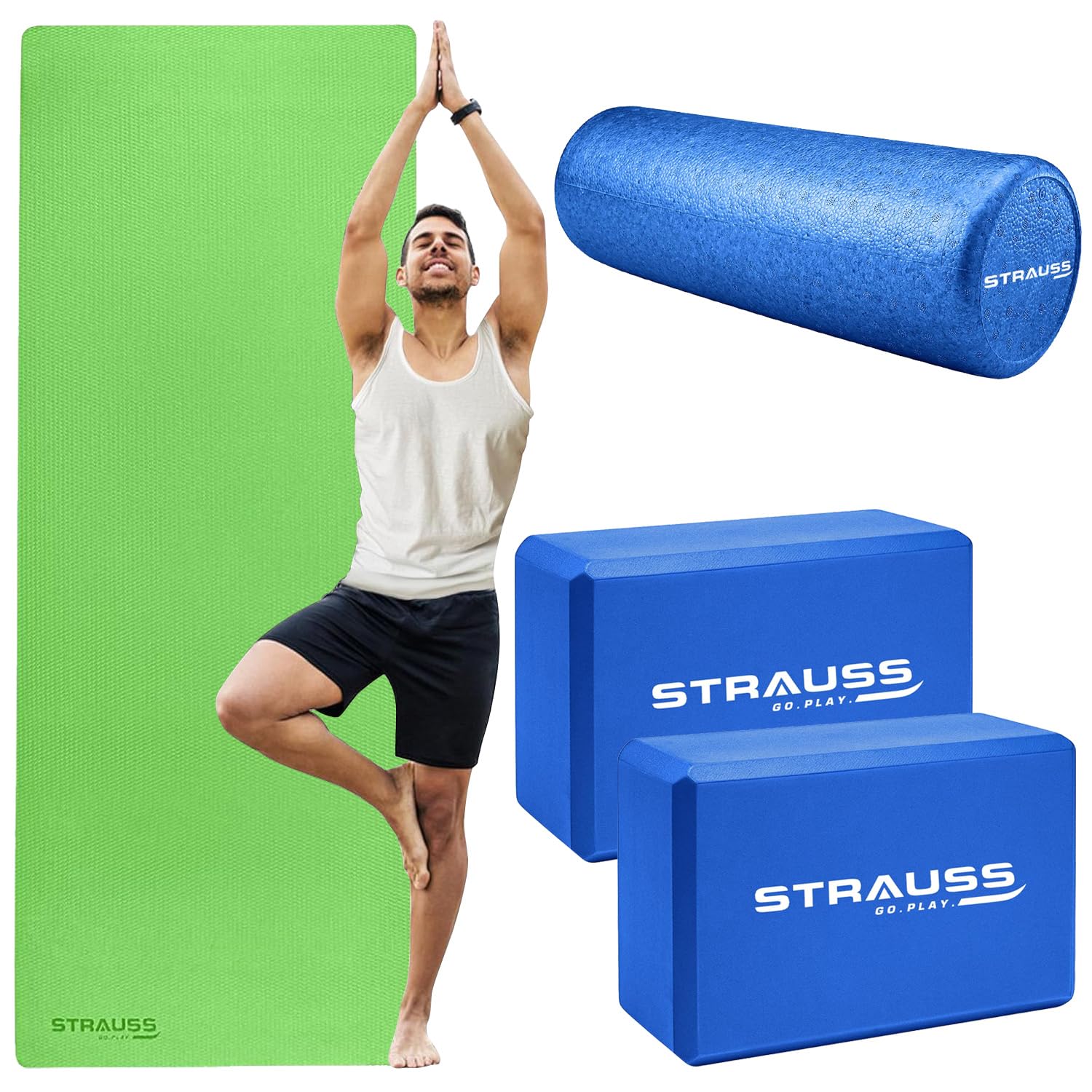 Strauss Yoga Combo - Comprehensive fitness accessory