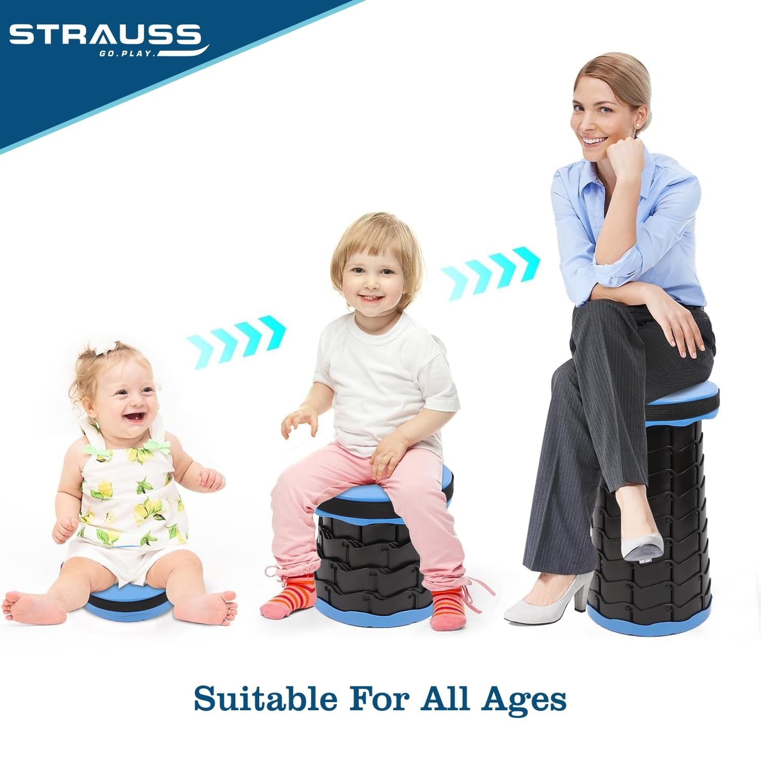 Strauss Collapsible Folding Chair - Camping use