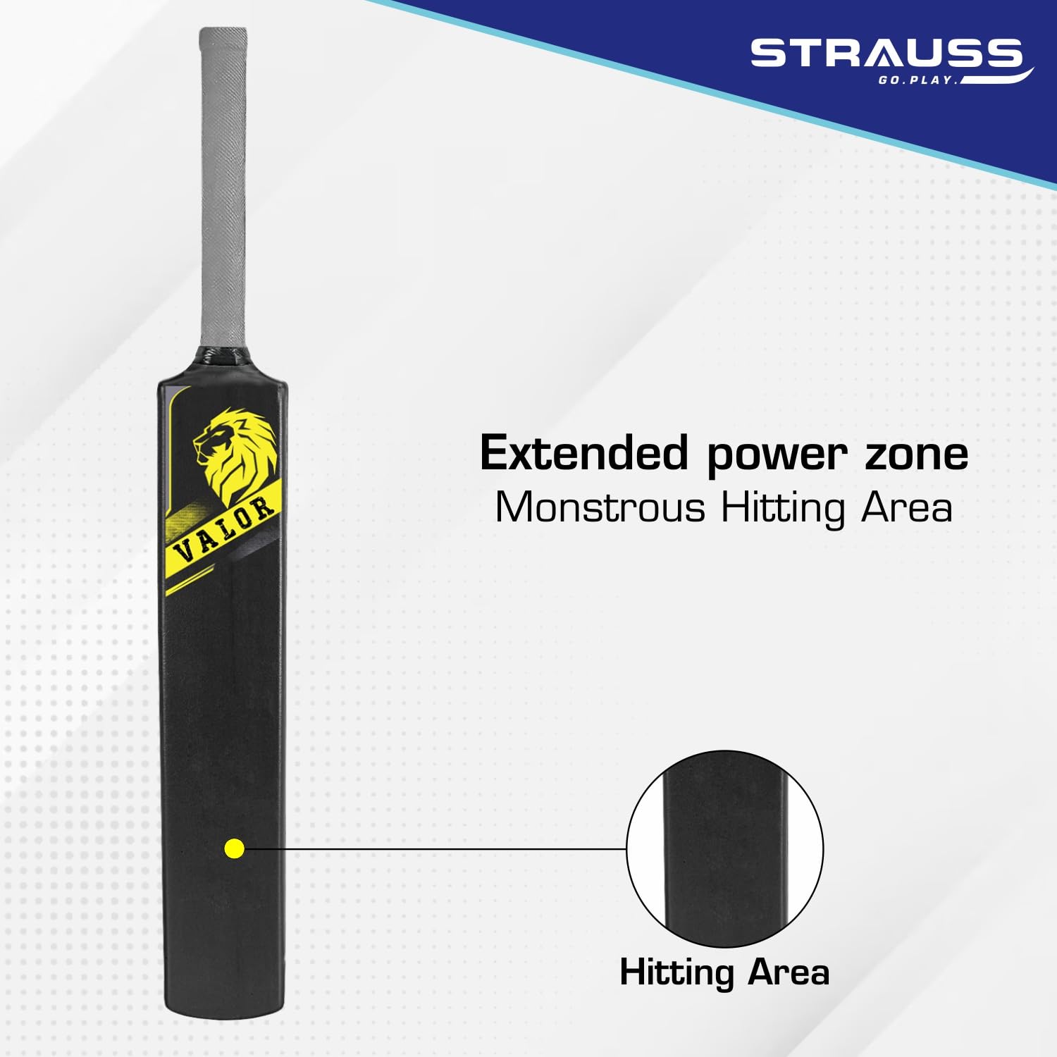 Strauss Valor Cricket Bat - Lightweight design for competitive matches