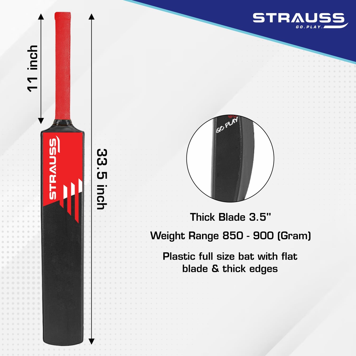 Strauss Vortex Cricket Bat - gully cricket