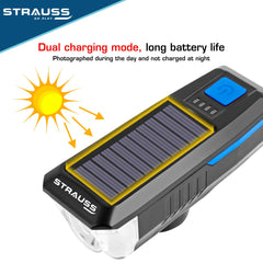 Strauss Solar Headlight - Handlebar Mount Design