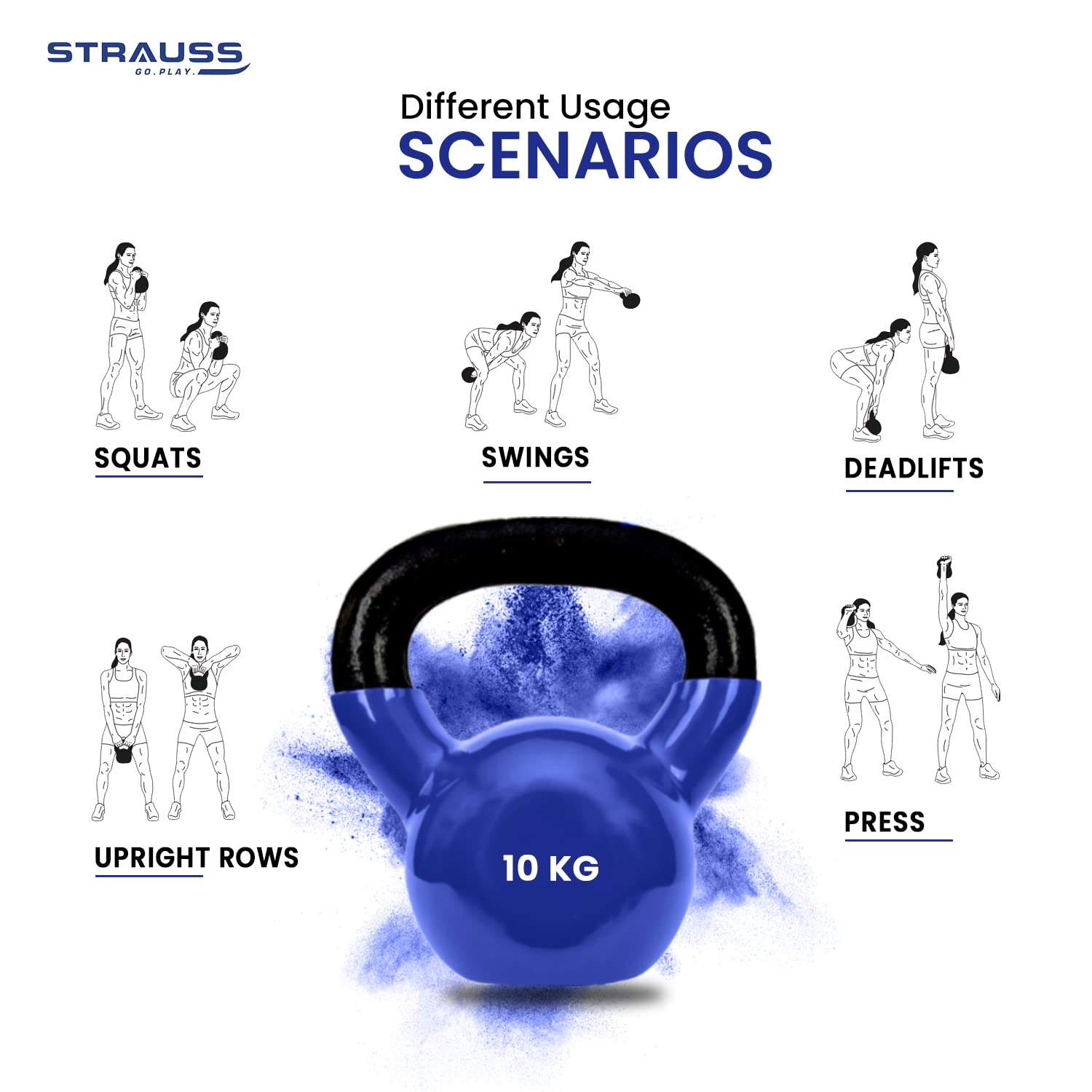 Strauss Kettlebell - Home workout equipment