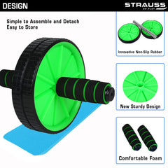 Strauss exercise roller - home workout equipment