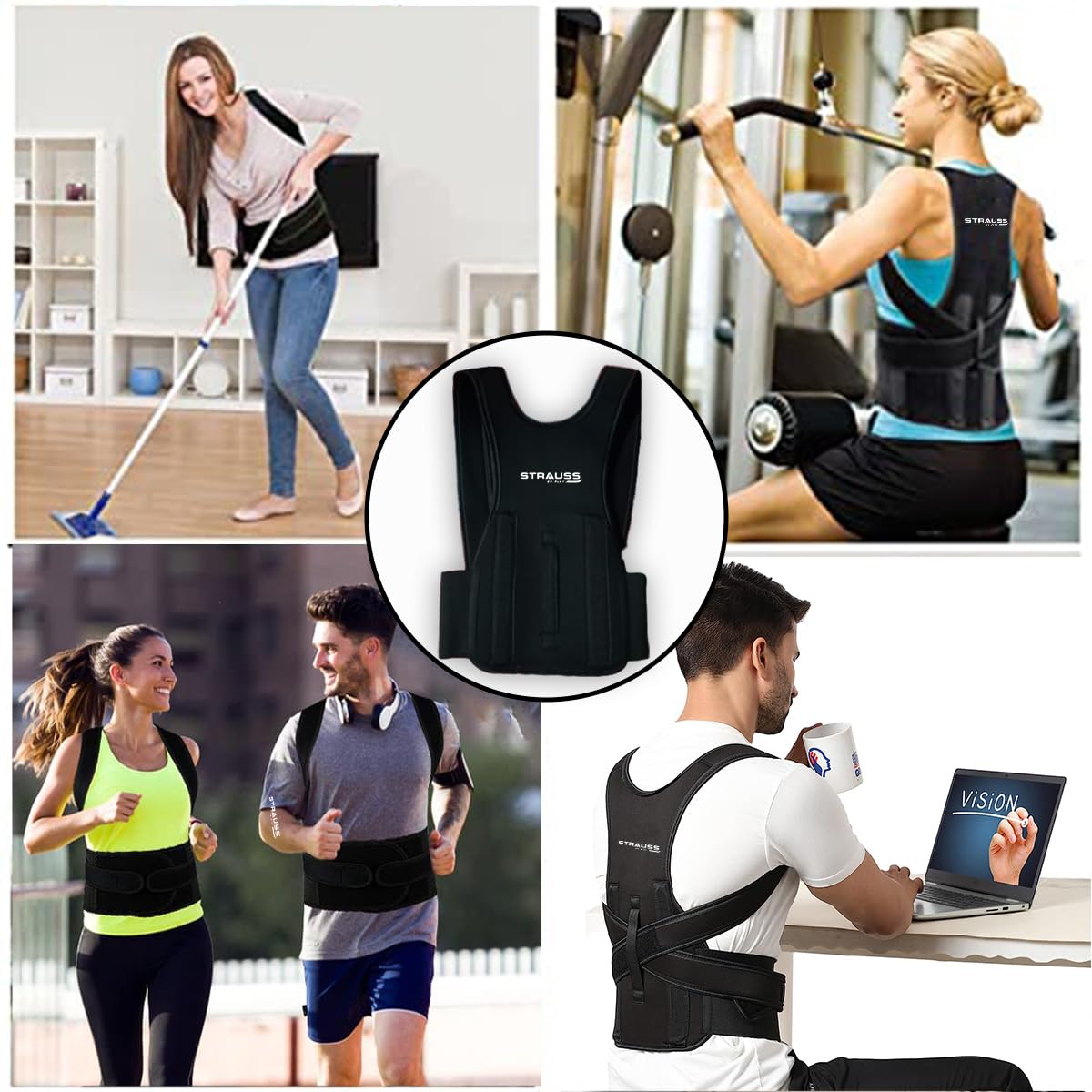 Strauss Sports posture corrector - support for office workers