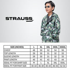 Strauss Sports kids raincoat - outdoor adventure wear