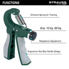 Strauss hand grip - ergonomic exercise equipment