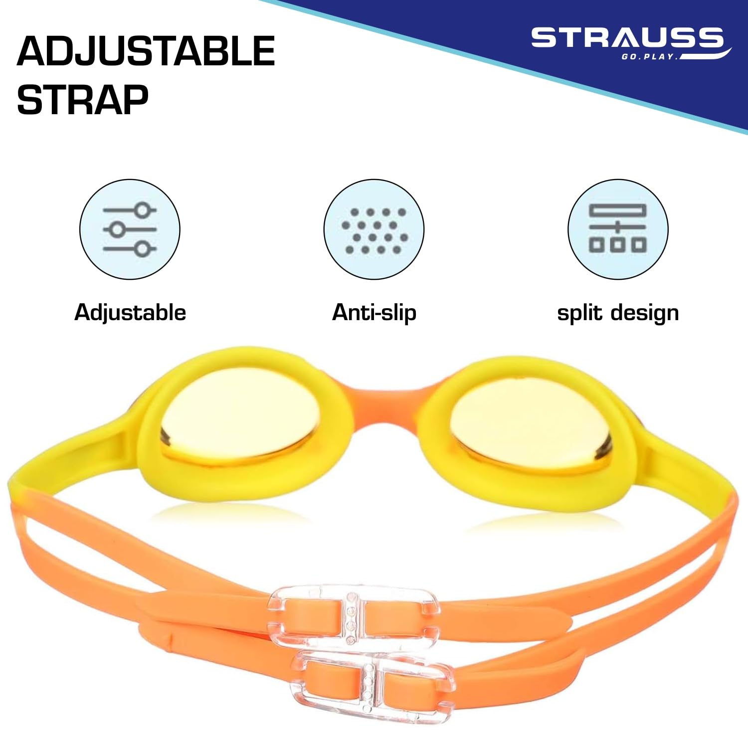 Strauss Sports swimming goggles - ideal for water parks