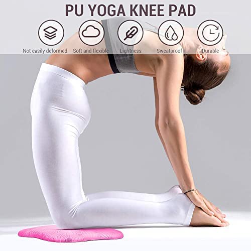Strauss Yoga Knee Pad Cushions, (Pink)