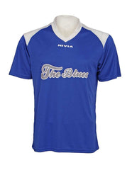 Nivia The Blue Club T-Shirt, XL (Royal Blue/White)