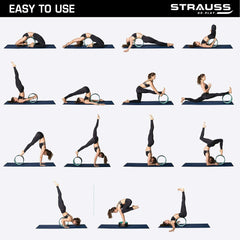 Strauss Yoga Wheel (Black)