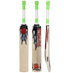 Strauss Strike Premium English Willow Cricket Bat, (Size-4)