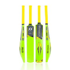 Strauss Rebel Plastic Cricket Bat (34'' X 4.5'' inch), for All Age Group (Fluorescent Yellow)