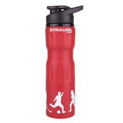 Strauss Stainless Steel Water Bottle, 750ml (Red) Pack of 1
