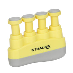 Strauss Adjustable Finger Hand Grip, (Yellow)