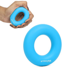 Strauss Silicon Palm Hand Grip Exerciser, (Blue)