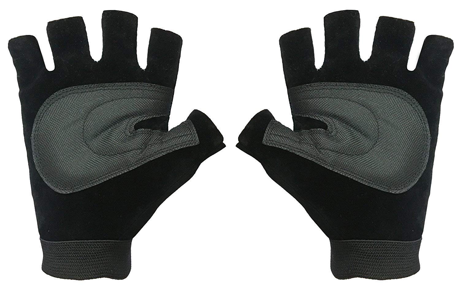 Strauss Cycling Gloves, Medium, (Black/Blue)