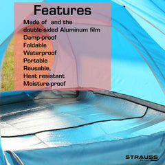 Strauss Camping Tent Mat (2 Person)