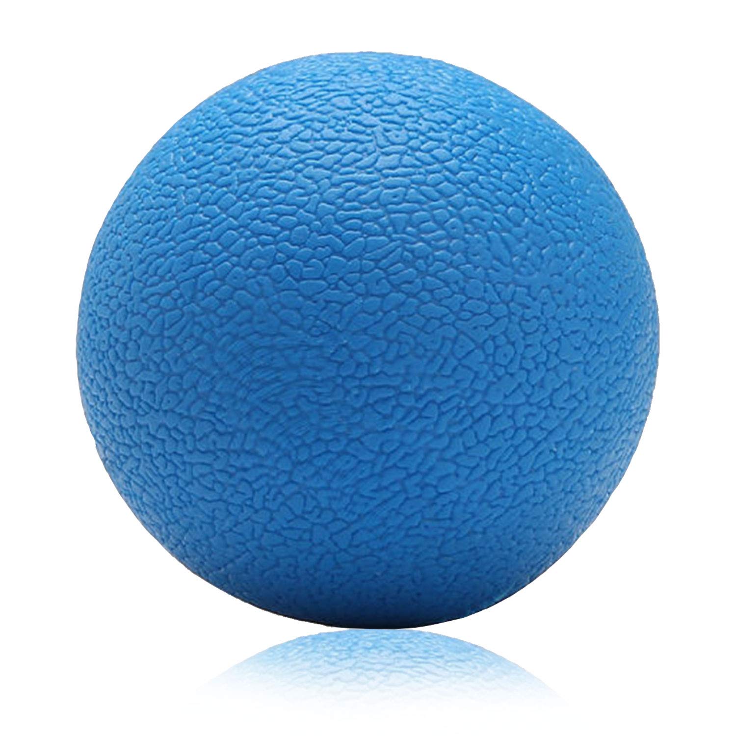 Strauss Yoga Massage Ball | Deep Tissue Massage, Trigger Point Therapy, Muscle Knots | High-Density Roller & Acupressure Ball for Pain Relief, (Blue)