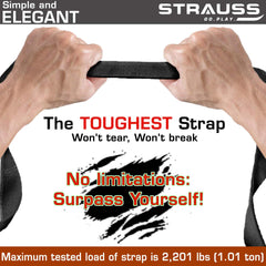 Strauss Yoga Mat Strap (Black)