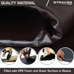 Strauss Yoga Mat Rolling, 10 mm (Brown)
