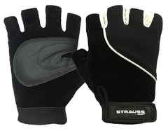 Strauss Cycling Gloves, Large, (Black)