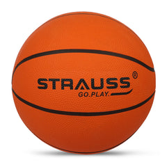 STRAUSS Zing Basketball Size 7 | Professional Basket Ball for Indoor-Outdoor Training and Match | Suitable for Hard Surface, Wooden Flooring & Synthetic Surface | for Kids and Adults