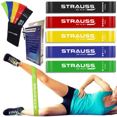 Strauss Latex Band, (Set of 5) with Toning Tube