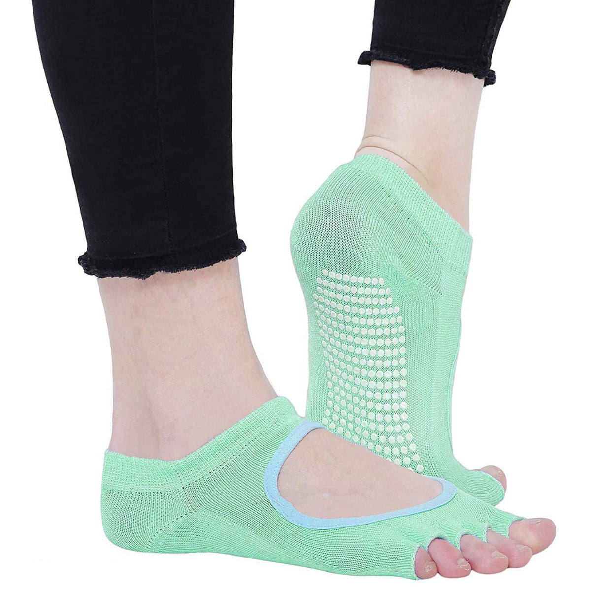 Strauss Yoga Socks, (Sea Green)