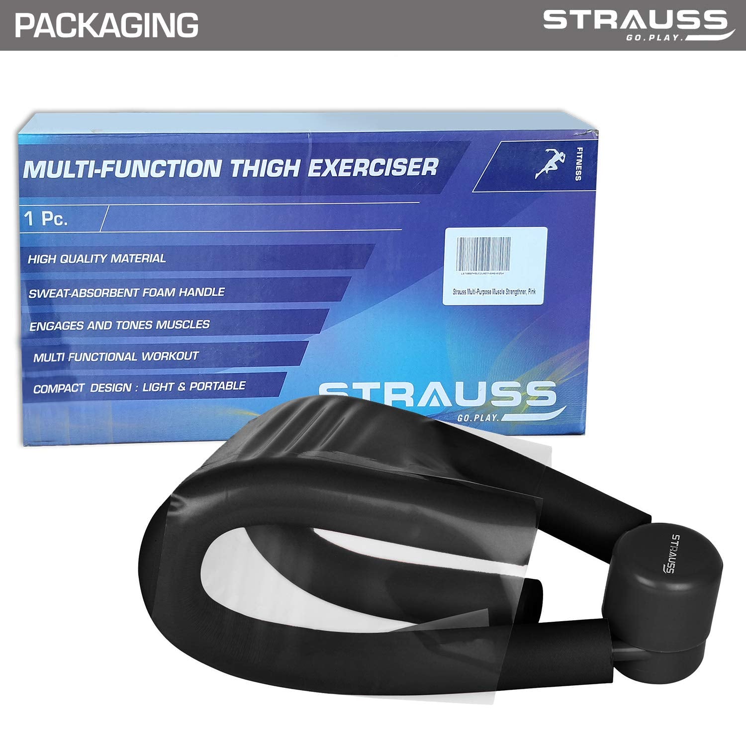 Strauss Thigh Exerciser, Black