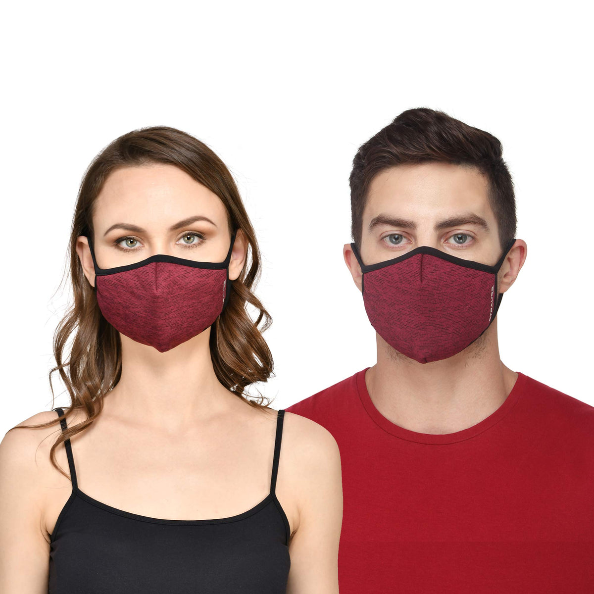 STRAUSS Unisex Anti-Bacterial Protection Mask, Non Vent, Medium, (Red)